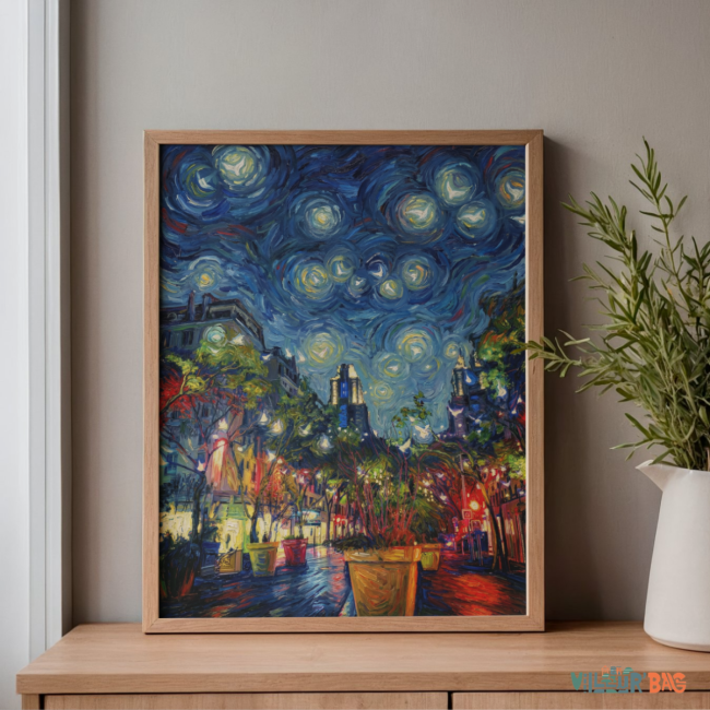 Affiche Van Gogh à Villeurbanne