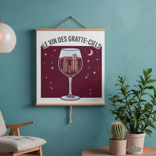 Affiche Le vin des Gratte-Ciels de Villeurbanne 🍷