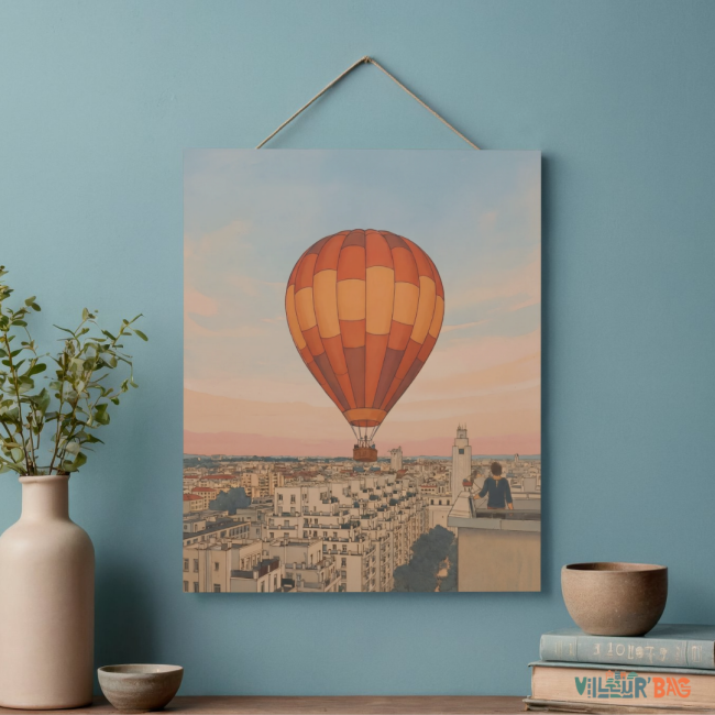 Affiche la montgolfière à Villeurbanne 🎈