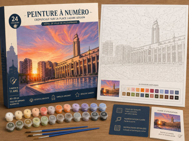 Peinture par numéros adulte Villeurbanne – Choisissez votre illustration
