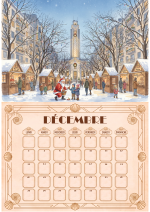 Calendrier mural A4 – Villeurbanne toute l'année