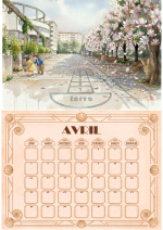 Calendrier mural A4 – Villeurbanne toute l'année