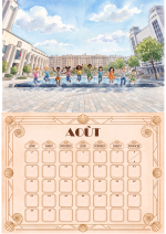Calendrier mural A4 – Villeurbanne toute l'année